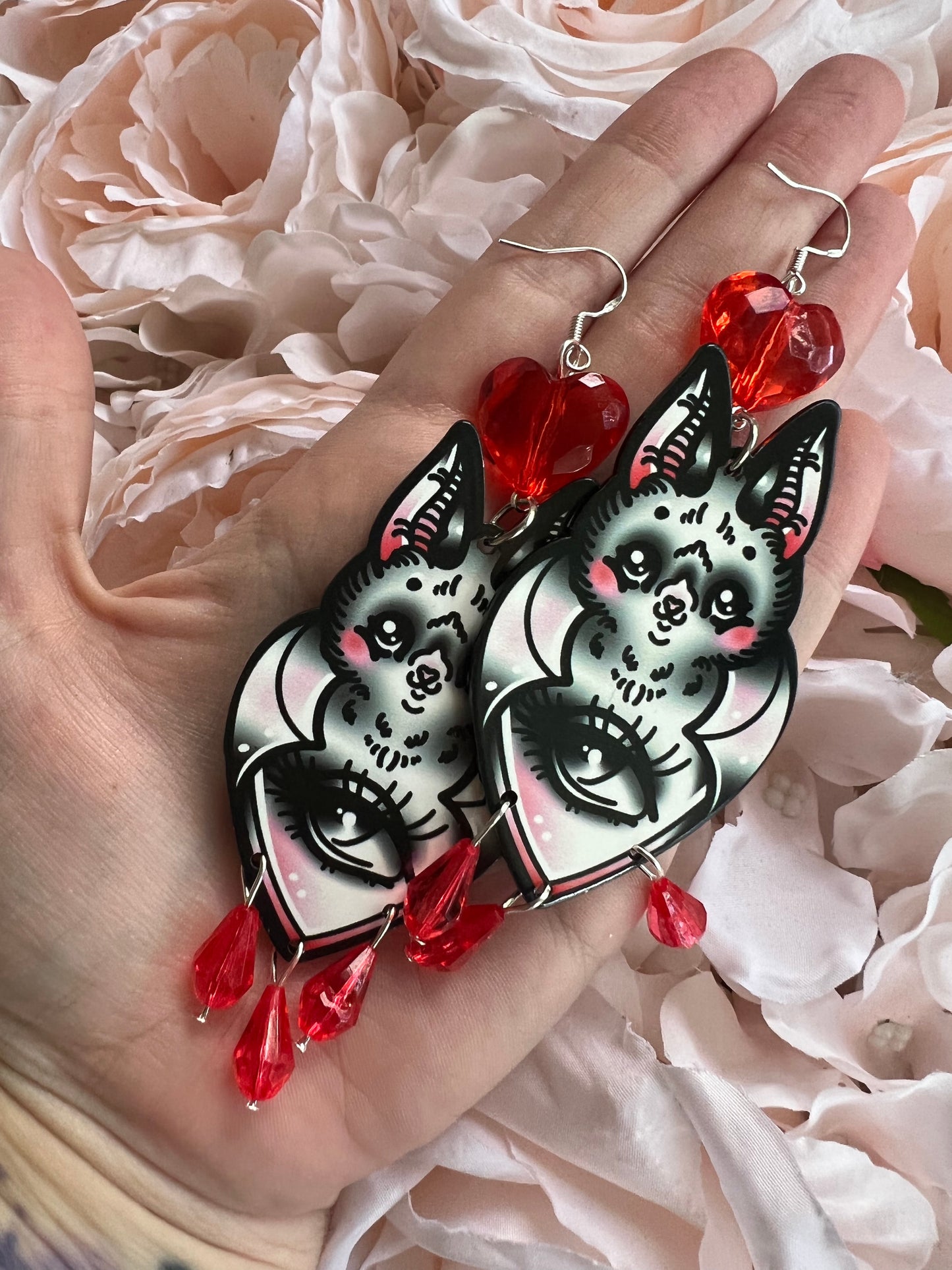 NIGHT VISION chandelier Earrings