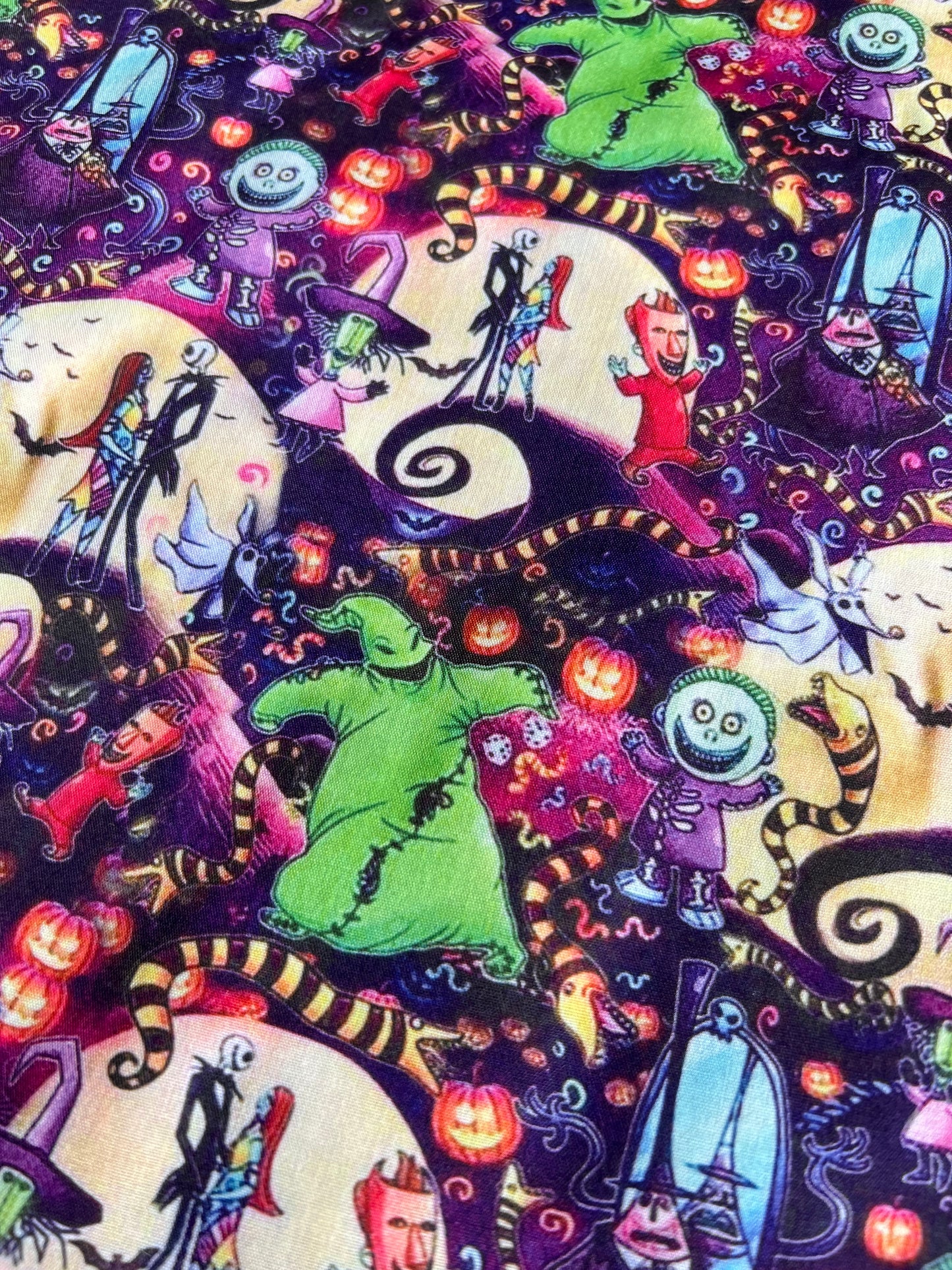 NIGHTMARE NEON - Polycotton Fabric from Japan