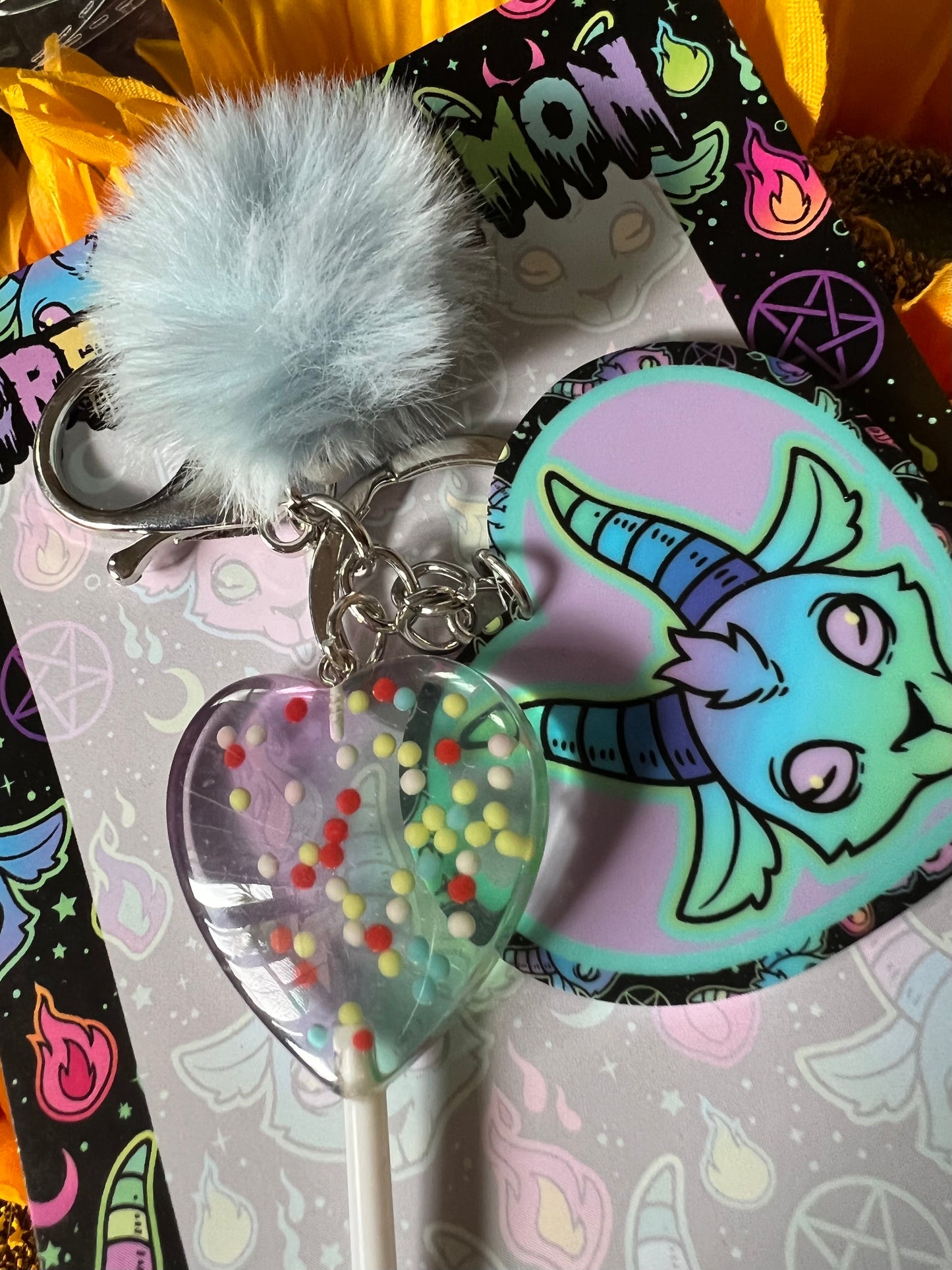 SCREAMIN' DEMON KEYCHAIN