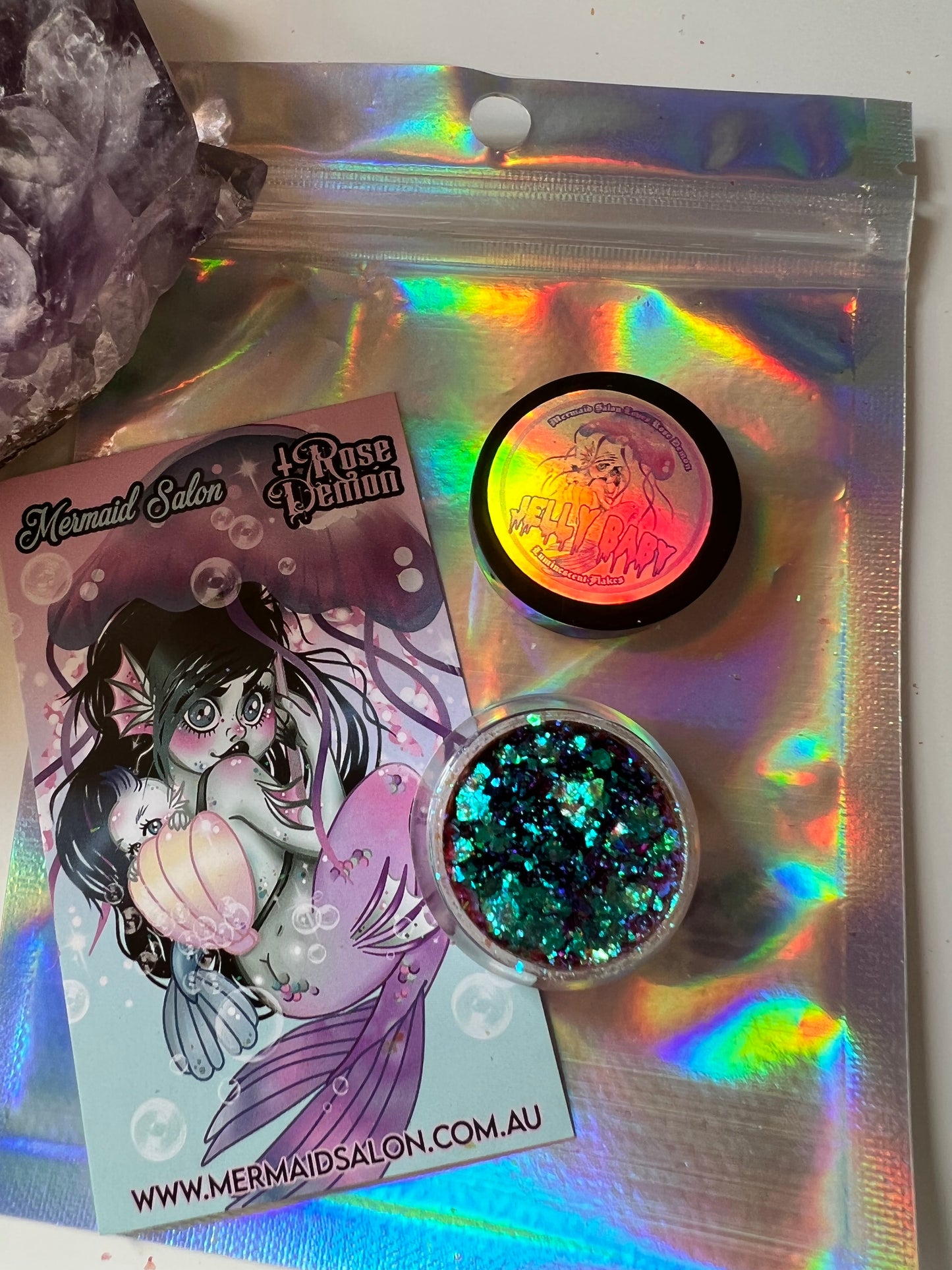 BLACK OPAL - Jelly Baby Iridescent Flakes