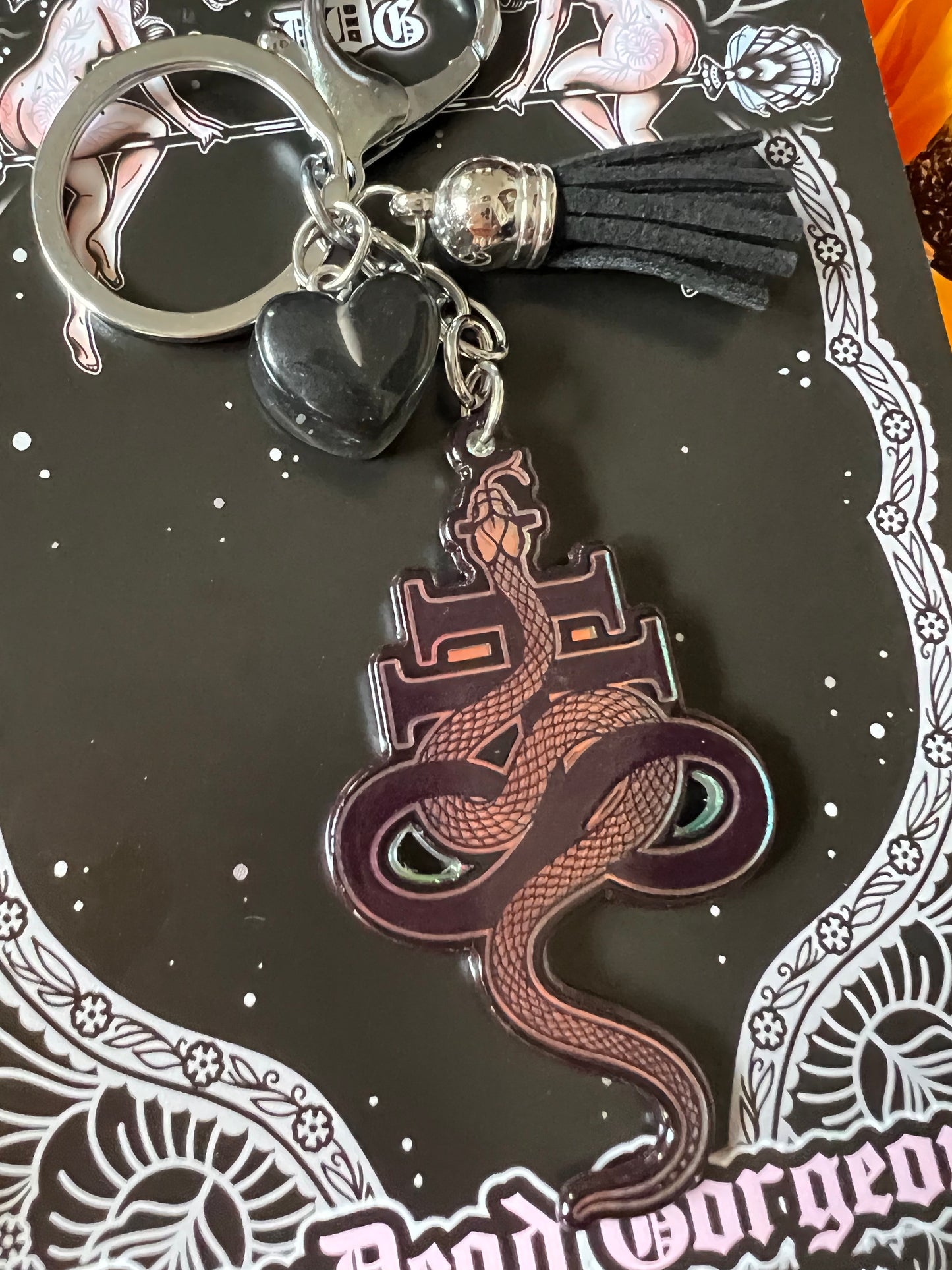 SNAKE SIGIL - Charm Keychain