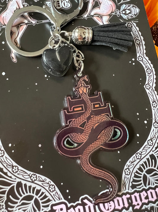 SNAKE SIGIL - Charm Keychain