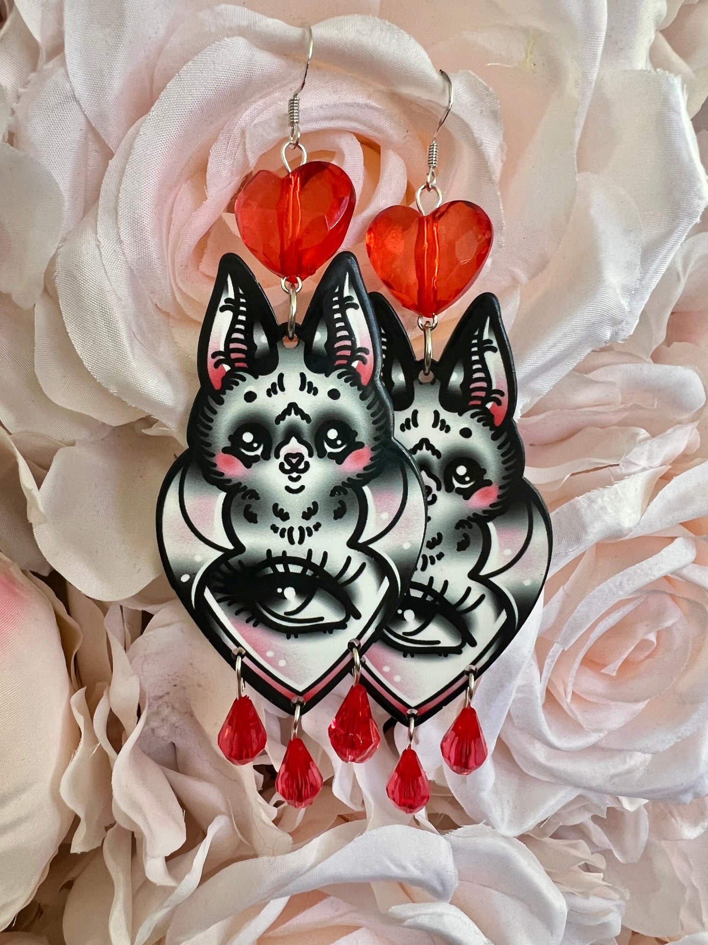 NIGHT VISION chandelier Earrings