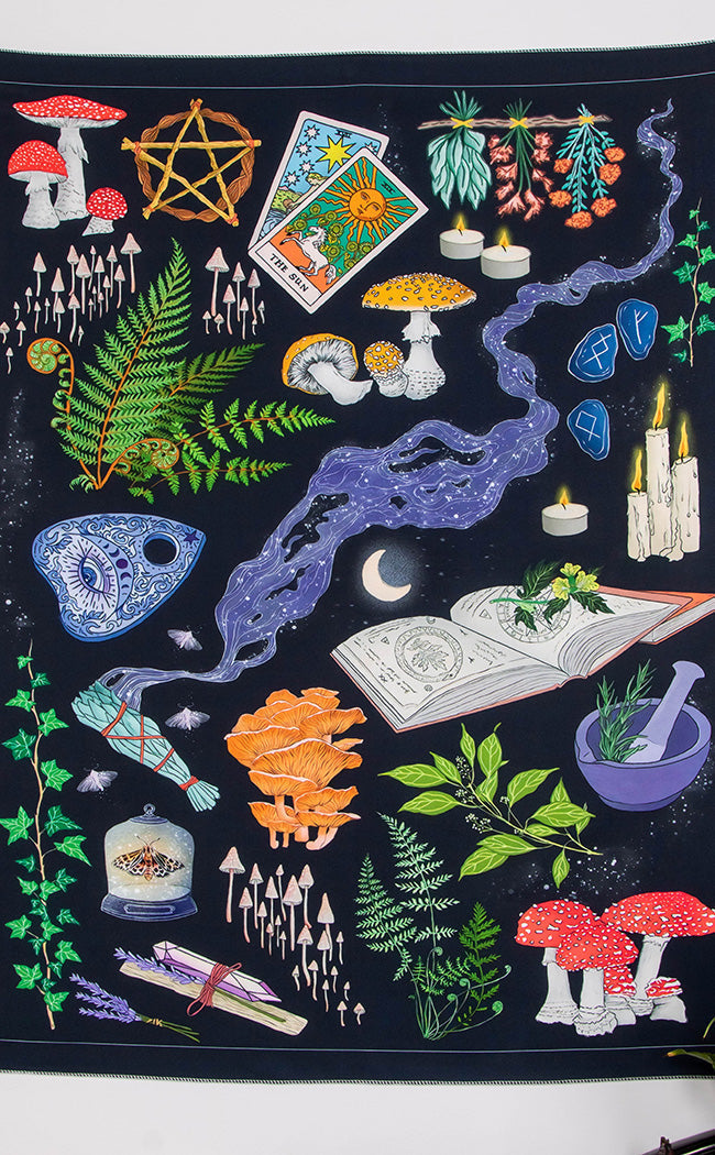 FOREST WITCH - Wall hanging Tapestry