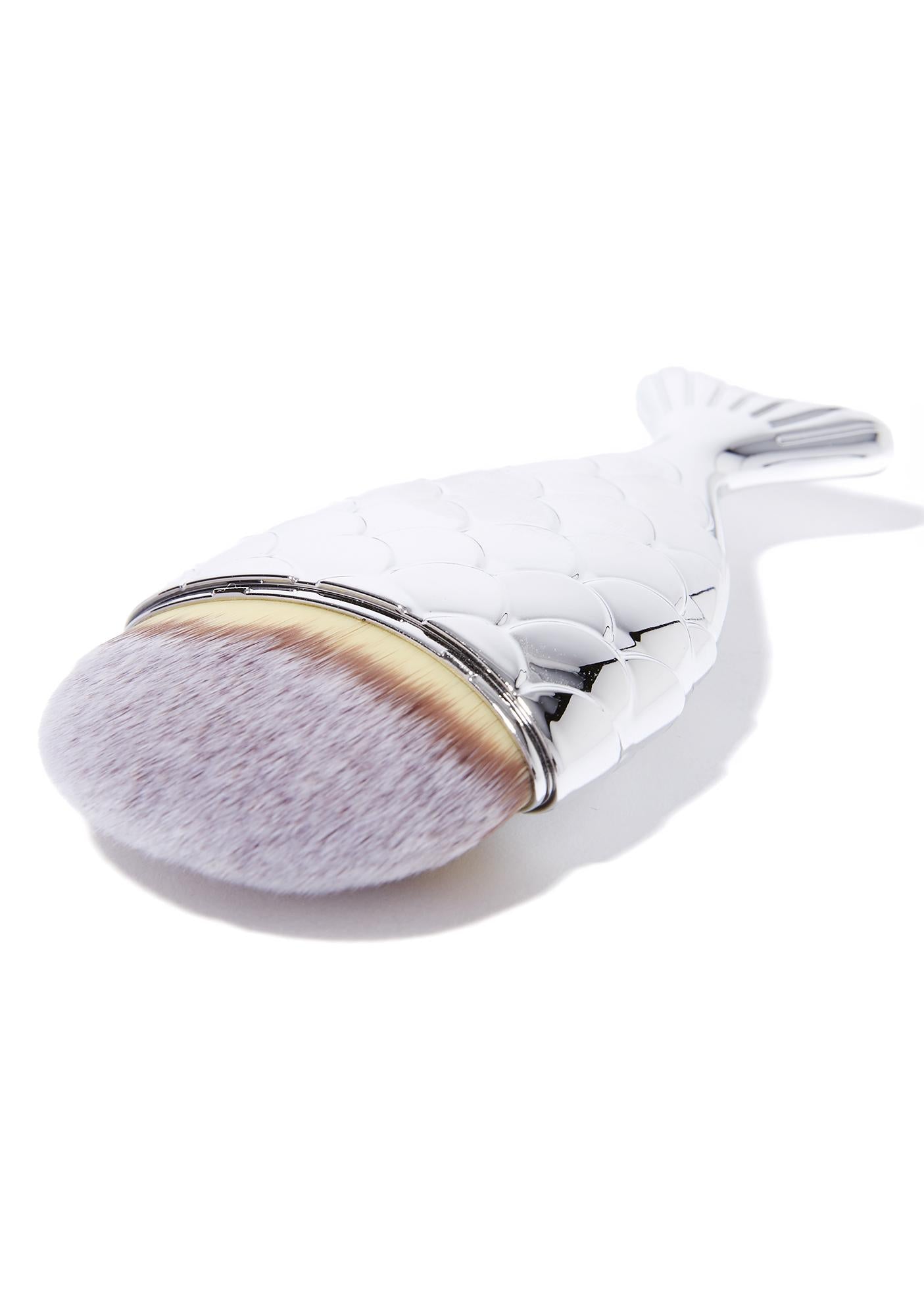 THE ORIGINAL CHUBBY MERMAID BRUSH - Silver