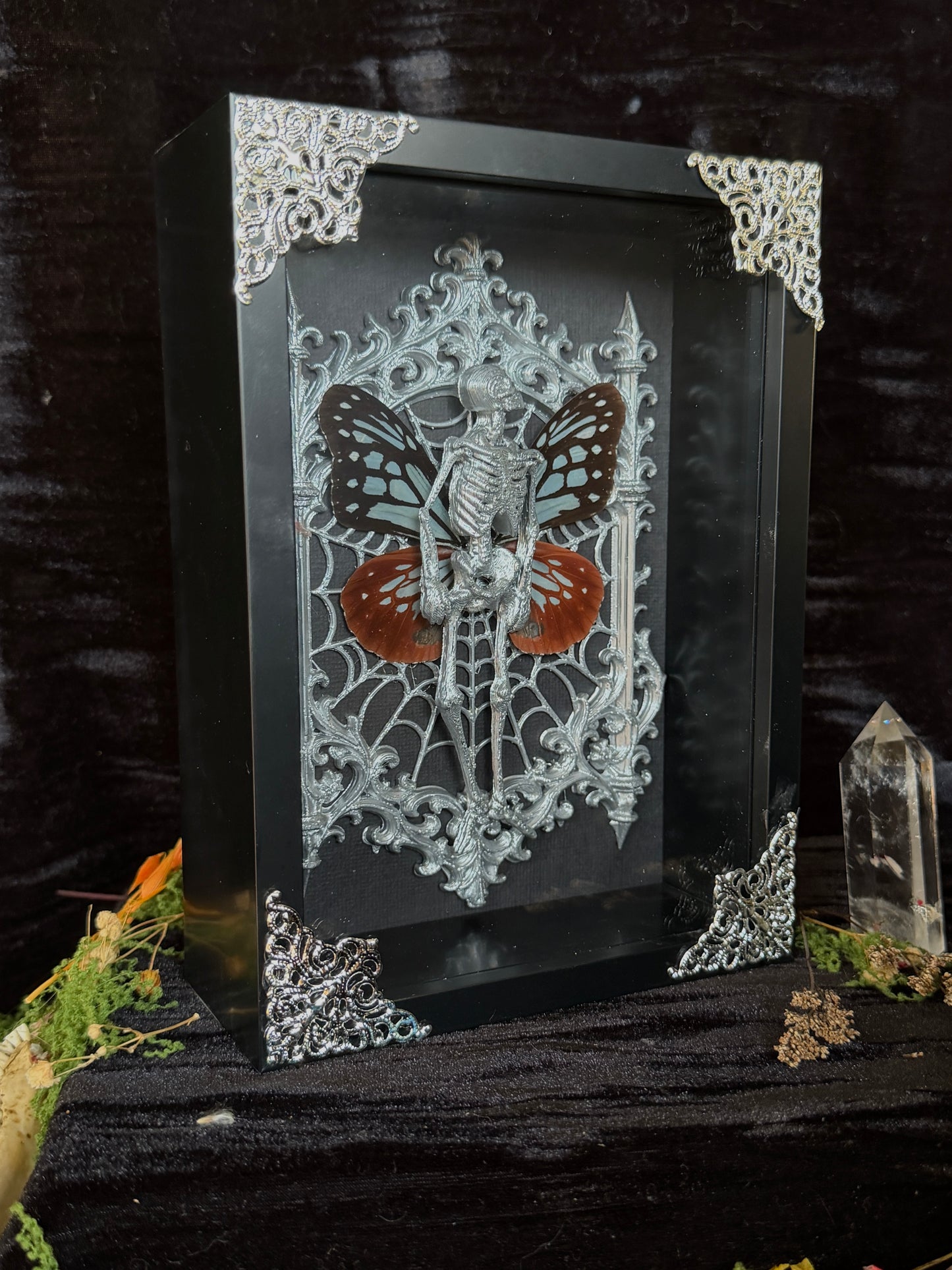 TRAPPED IN A WEB FAIRY - Mother of Hades Dead Fairy Frame
