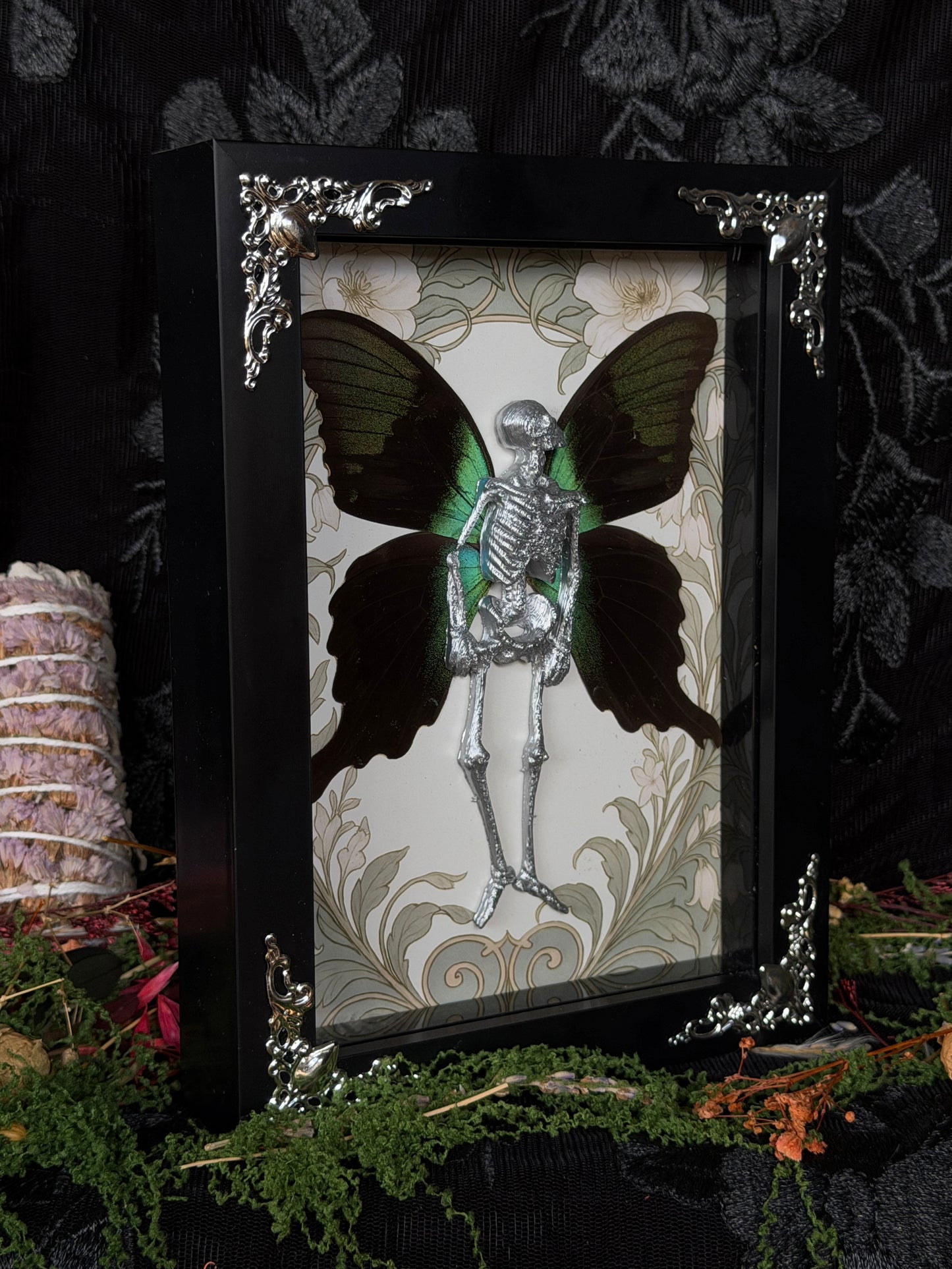 PEACOCK FAIRY - Mother of Hades Dead Fairy Frame