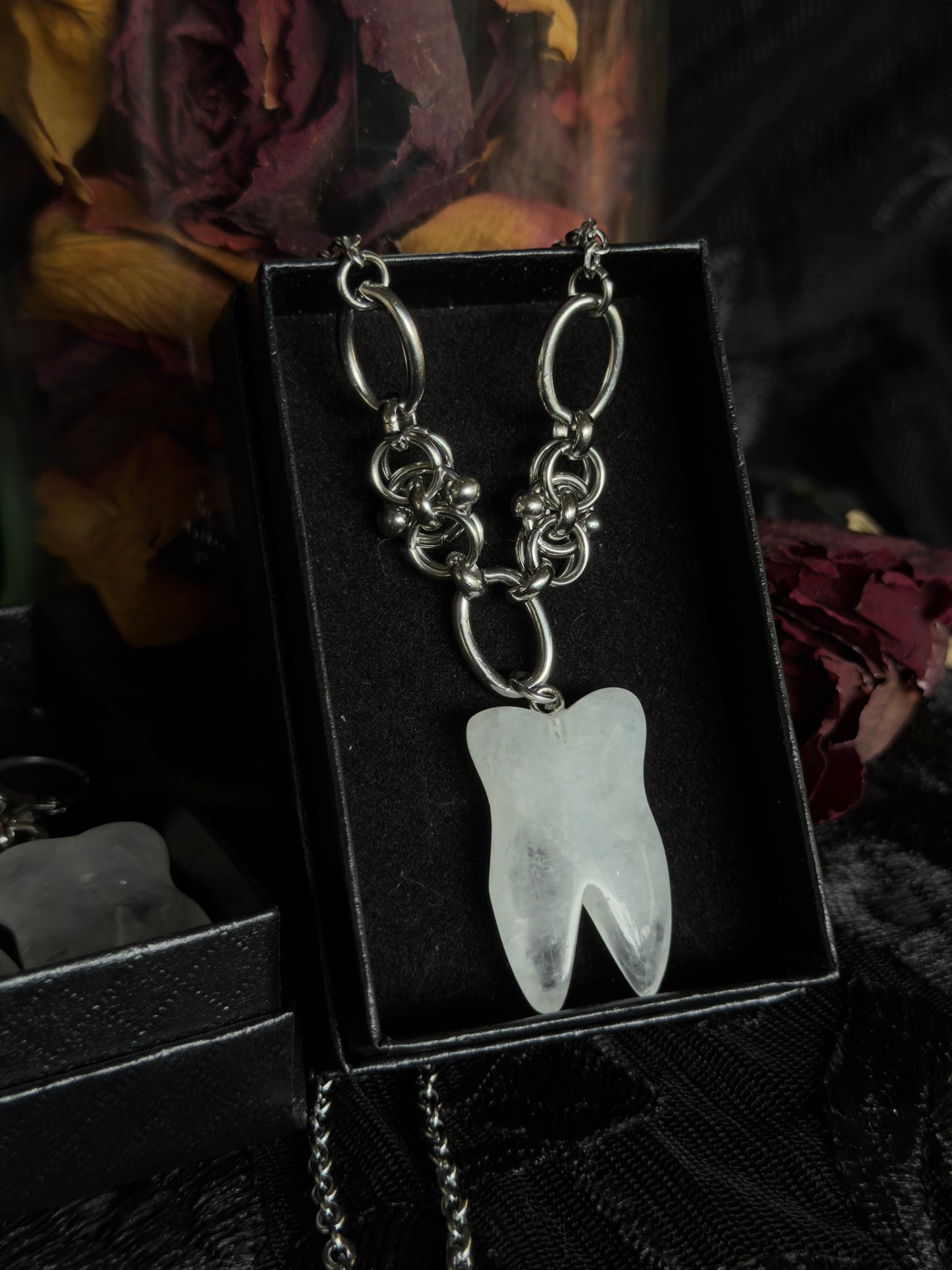 PEARLY WHITES - Teeth Pendant Necklace