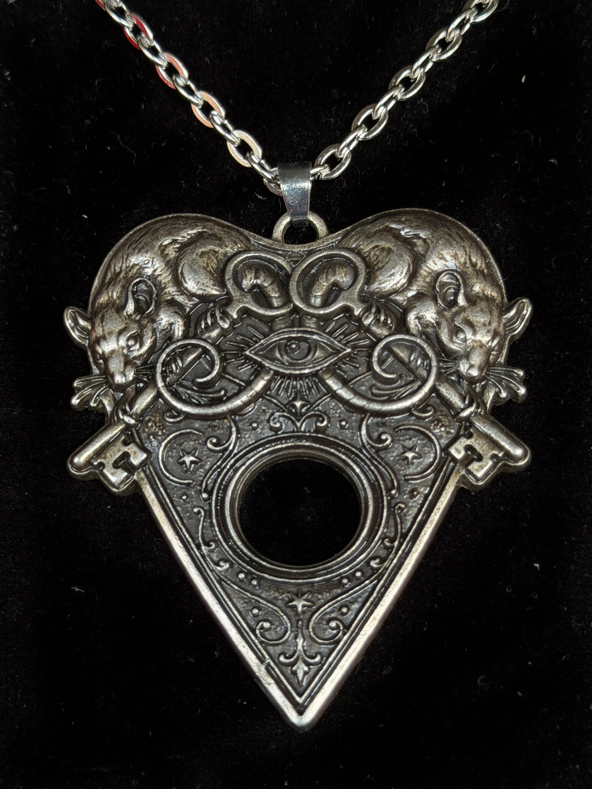 KNOCK THREE TIMES - Mother of Hades Planchette Necklace