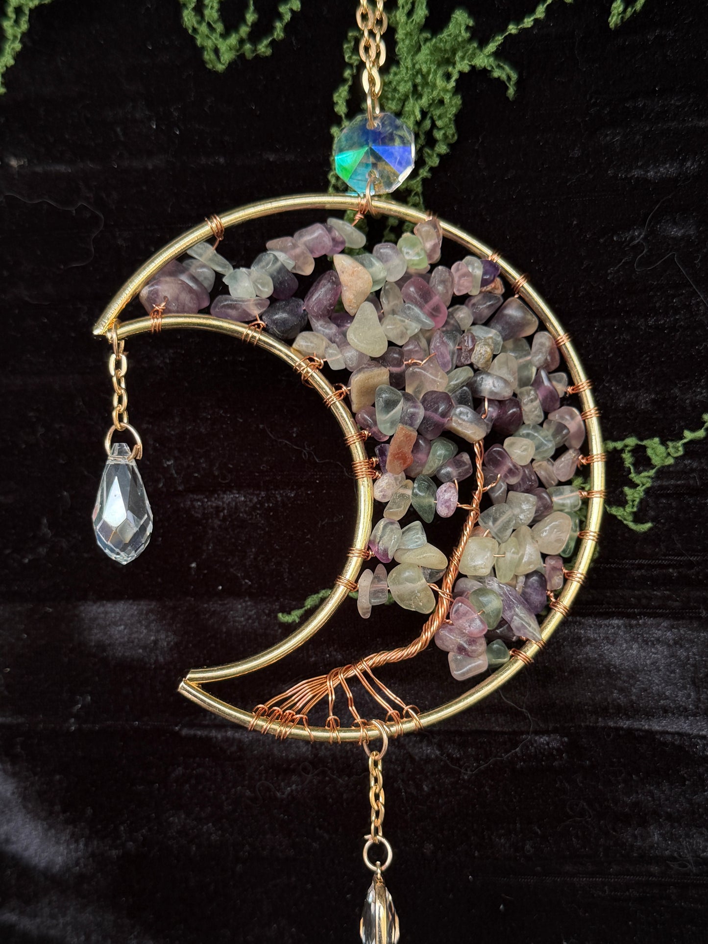 CUSTOMISED - tooth fairy cryptid gemstone hanger