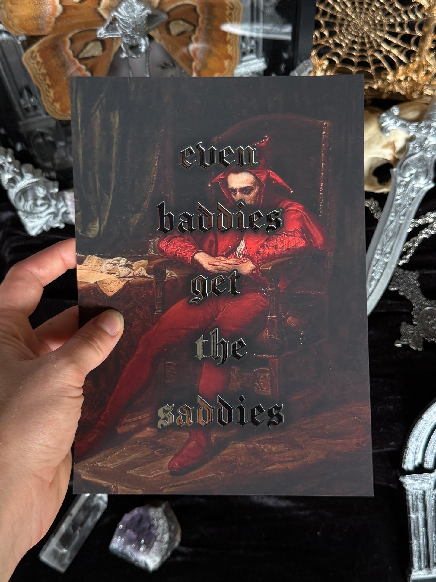 EVEN BADDIES - A5 Satin FOIL print