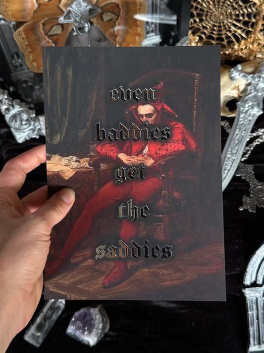 EVEN BADDIES - A5 Satin FOIL print