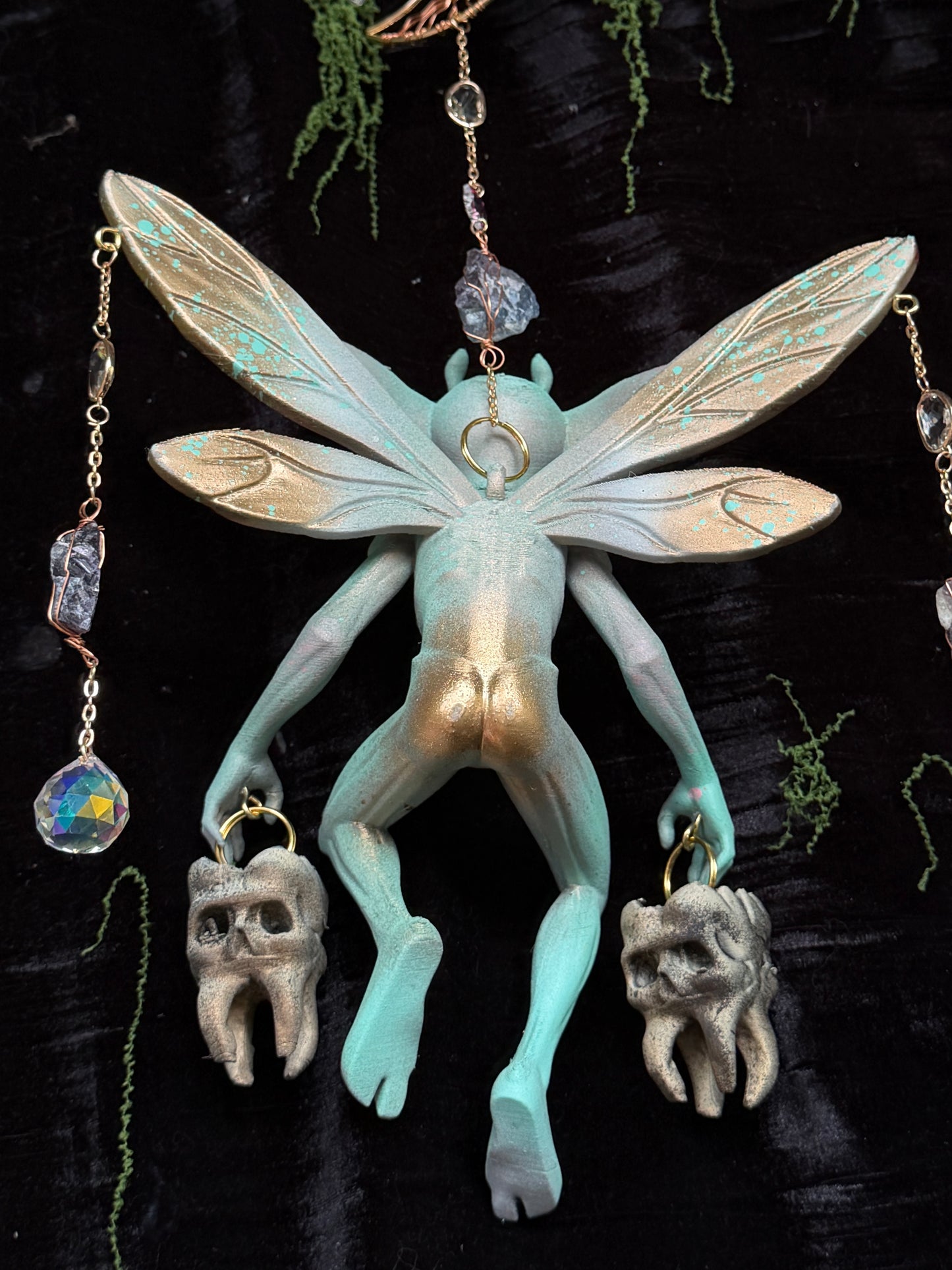 THE TINKERA - Fluorite Moon Tooth Fairy Creature