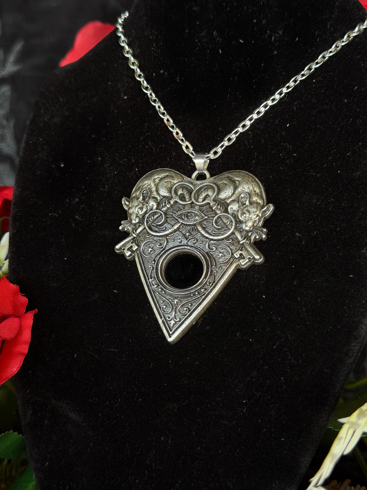 KNOCK THREE TIMES - Mother of Hades Planchette Necklace