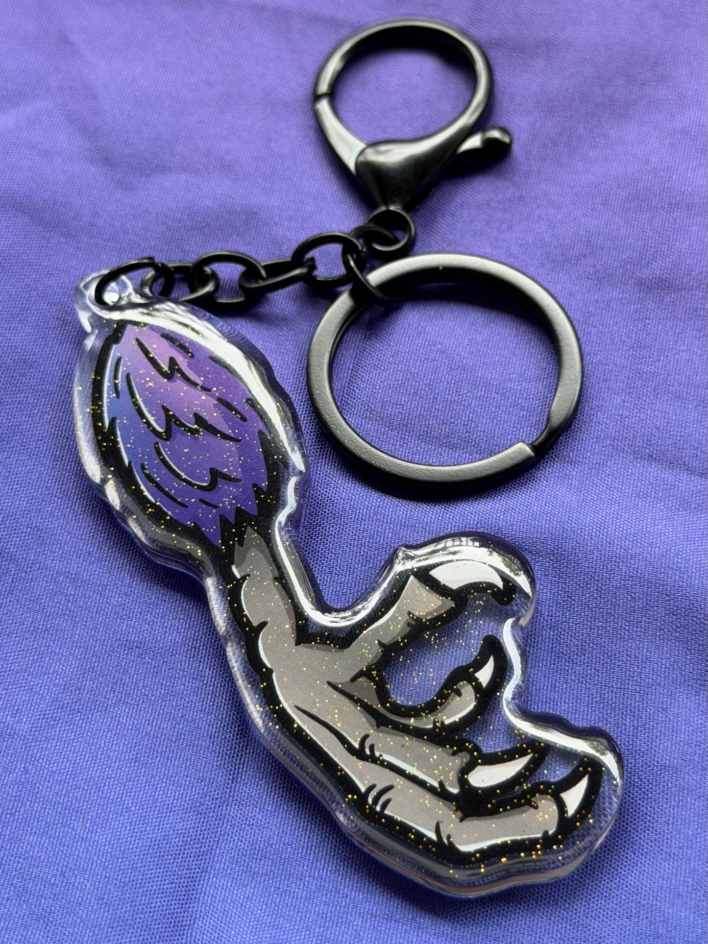 TURKEY TALONS - Drop Dead Gorgeous Sparkle Keychain
