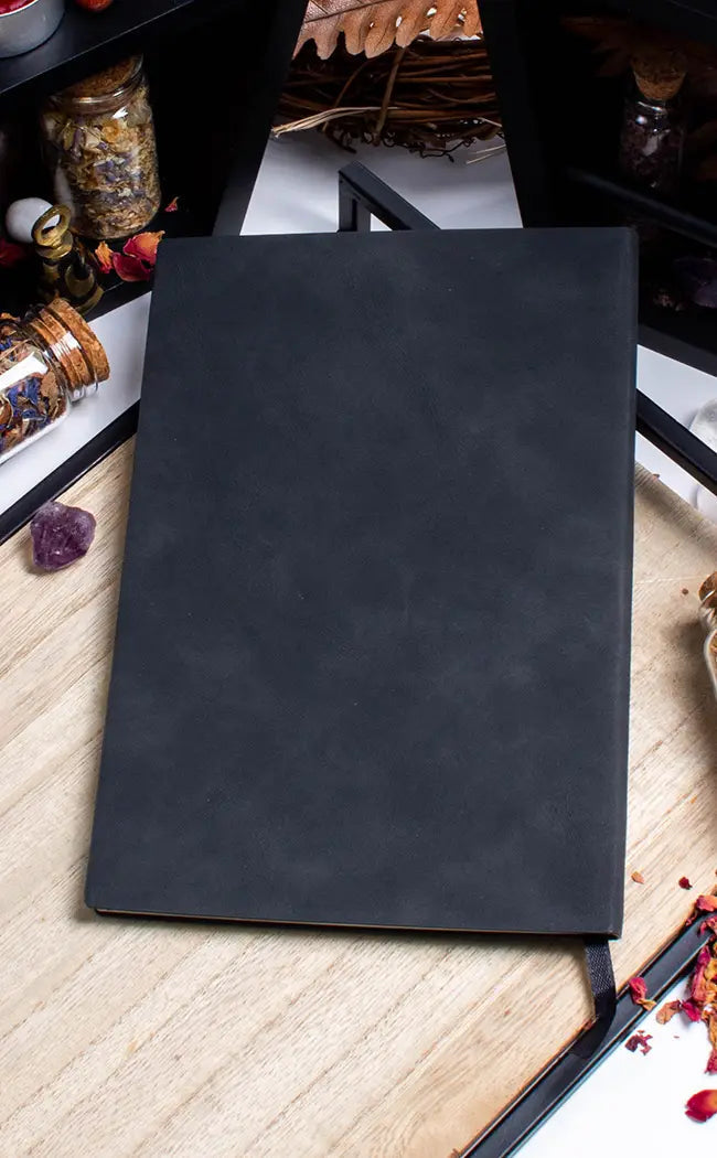 DEATH CAT - soft velvet notebook