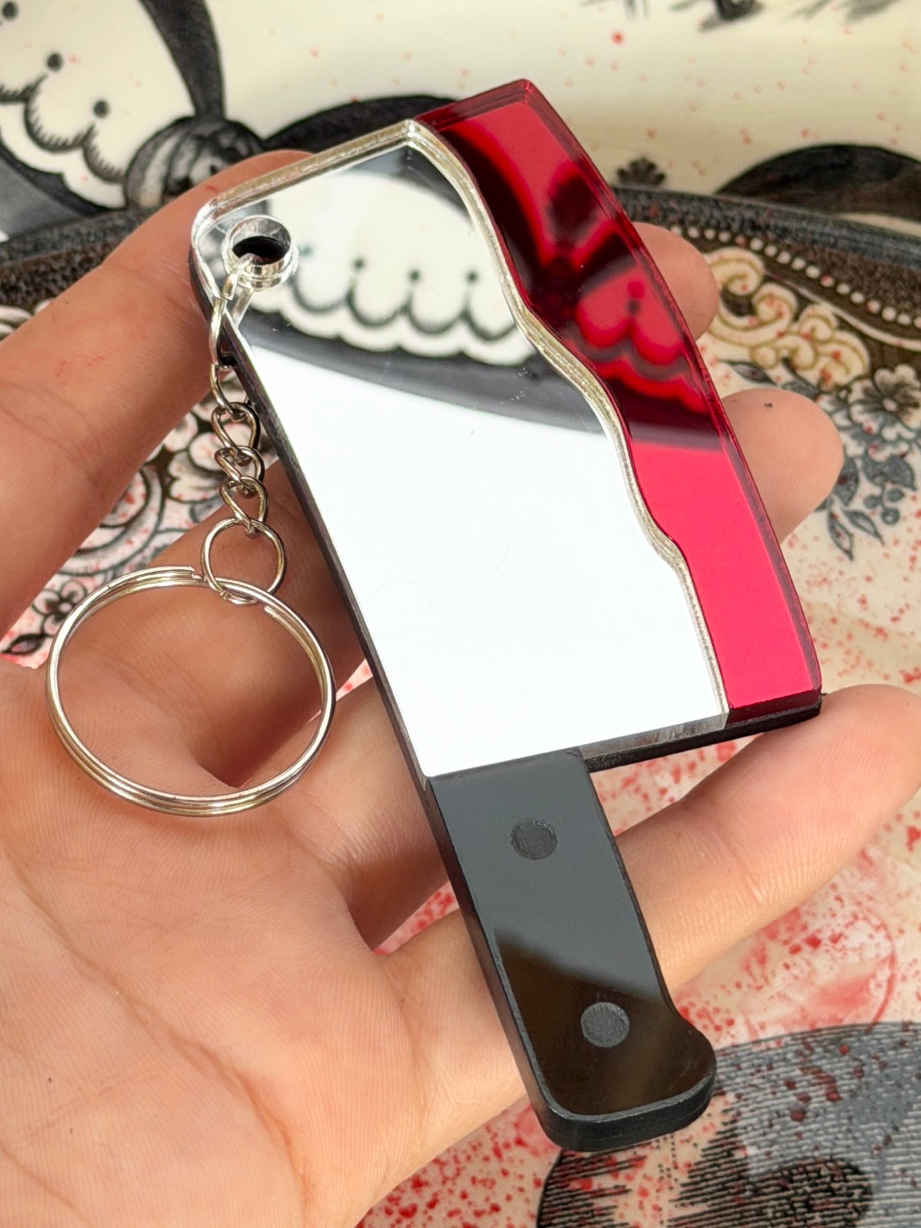 CHEF’S KISS KEYCHAIN - Mother of Hades Knife Mirror/Keychain