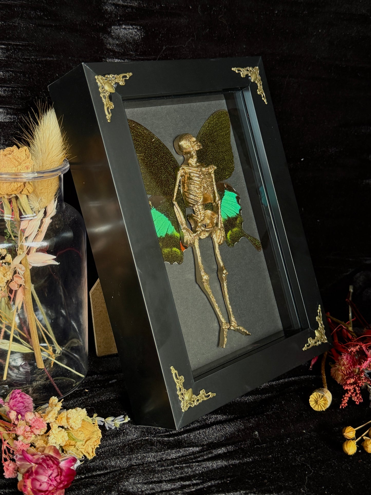 GOLD PEACOCK FAIRY - Mother of Hades Dead Fairy Collection