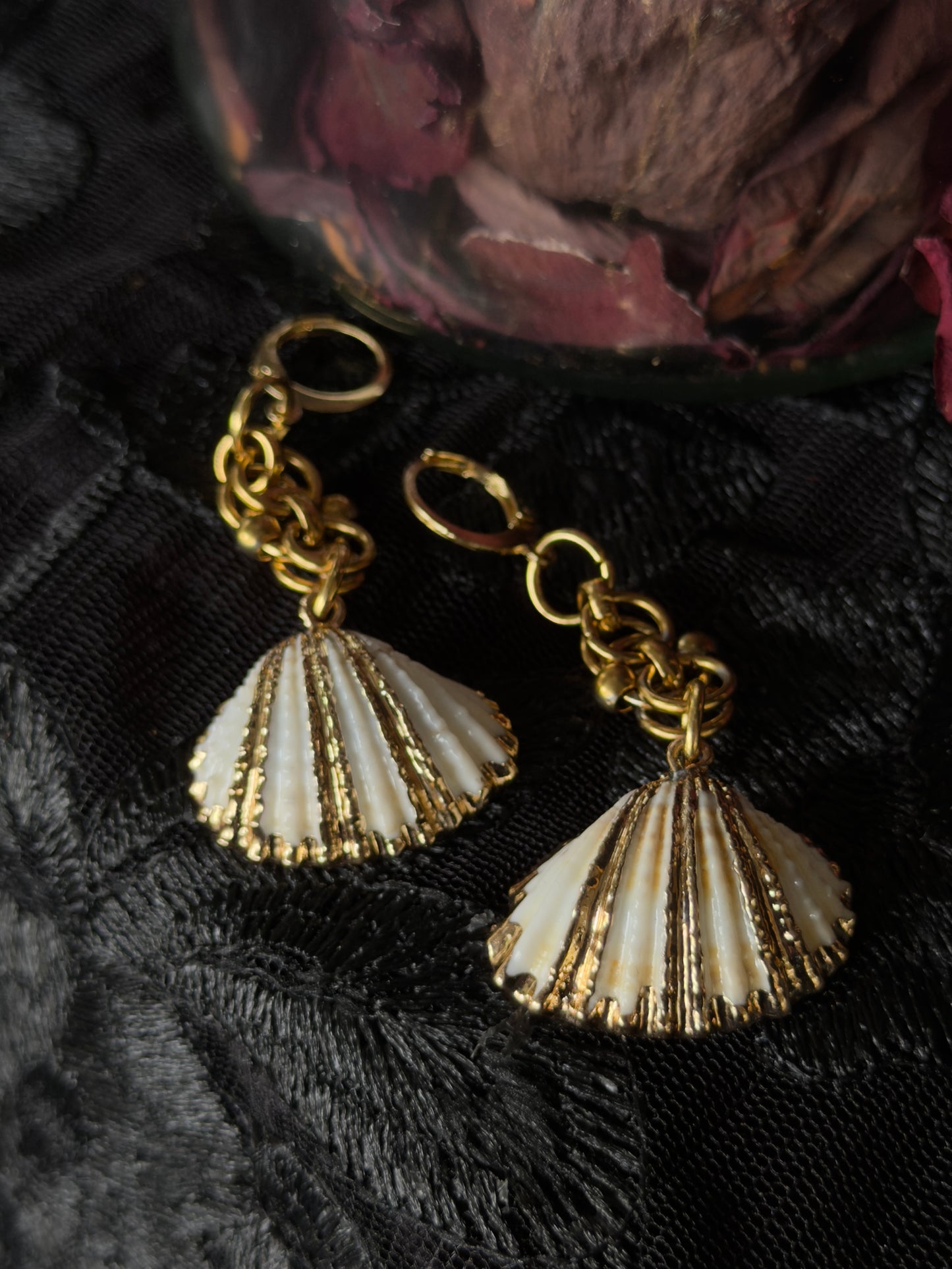 MARINE TREASURE - Pippi Shell Ear Hangers