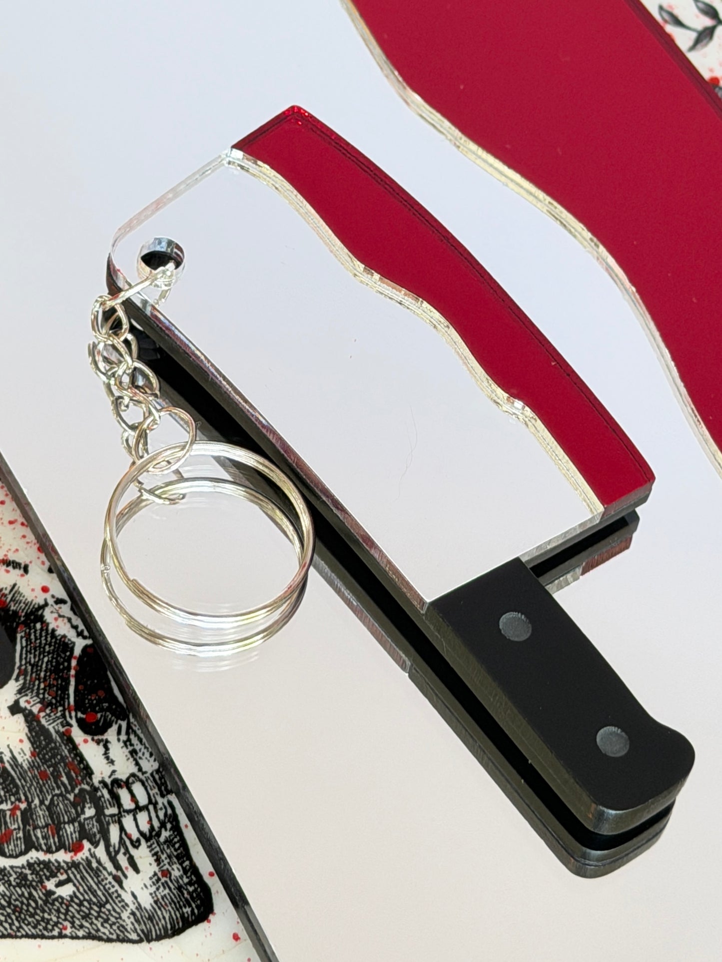 CHEF’S KISS KEYCHAIN - Mother of Hades Knife Mirror/Keychain
