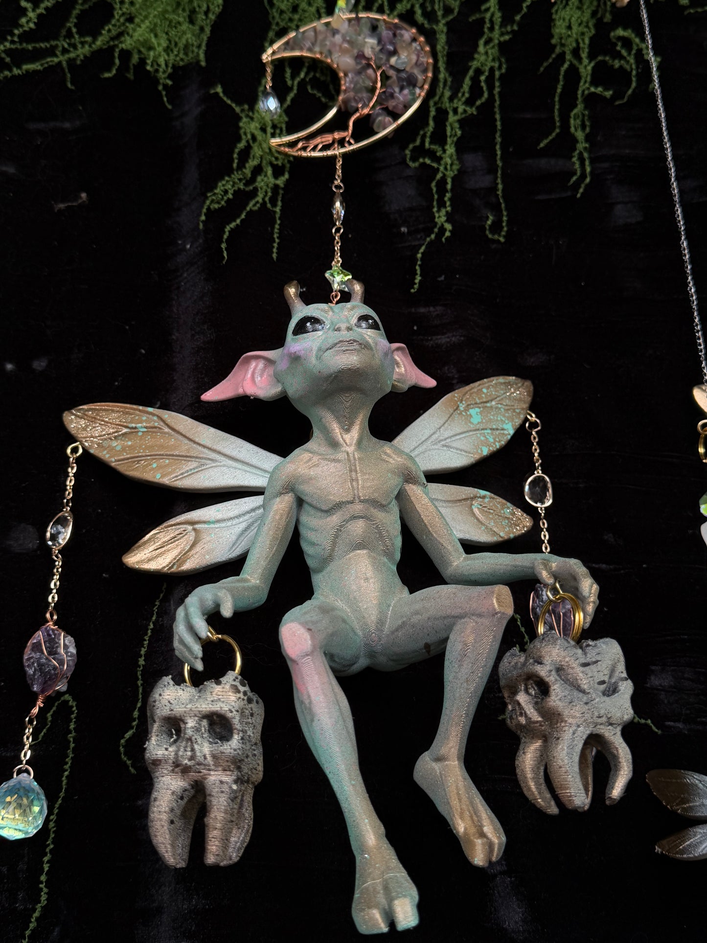 THE TINKERA - Fluorite Moon Tooth Fairy Creature
