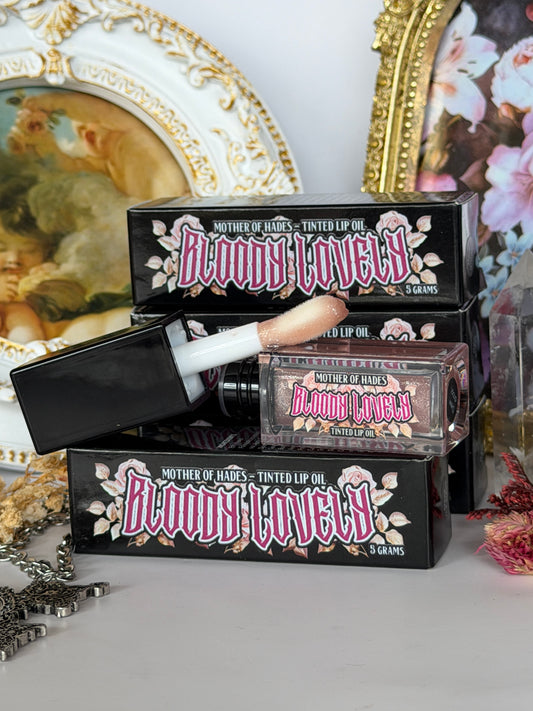 BLOODY LOVELY TINTED LIP OIL - Dew Drops