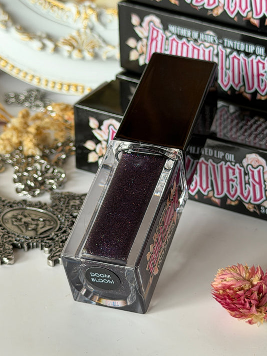 BLOODY LOVELY COLOUR CHANGING TINTED LIP OIL - Doom Bloom
