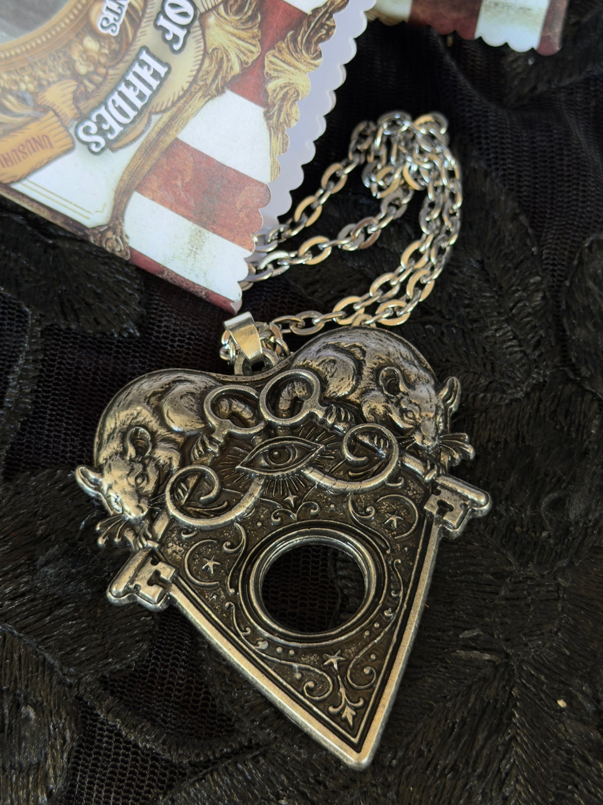 KNOCK THREE TIMES - Mother of Hades Planchette Necklace