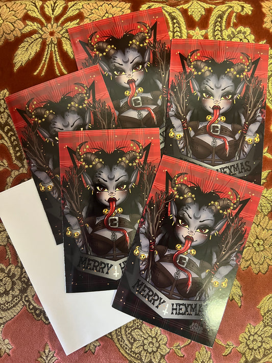 LADY KRAMPUS - Gift card Set