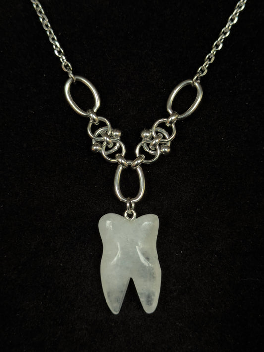 PEARLY WHITES - Teeth Pendant Necklace