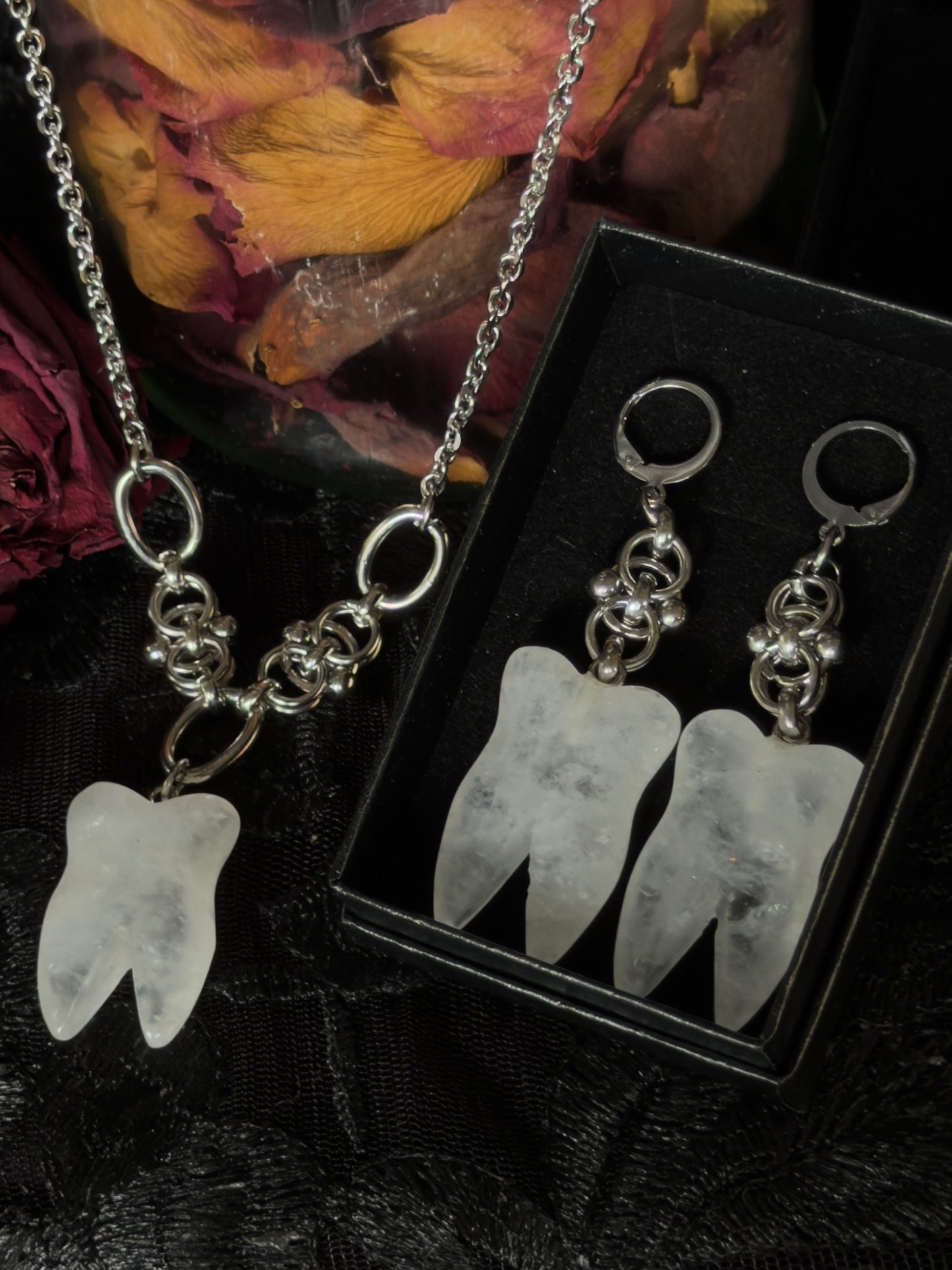 PEARLY WHITES - Teeth Pendant Necklace