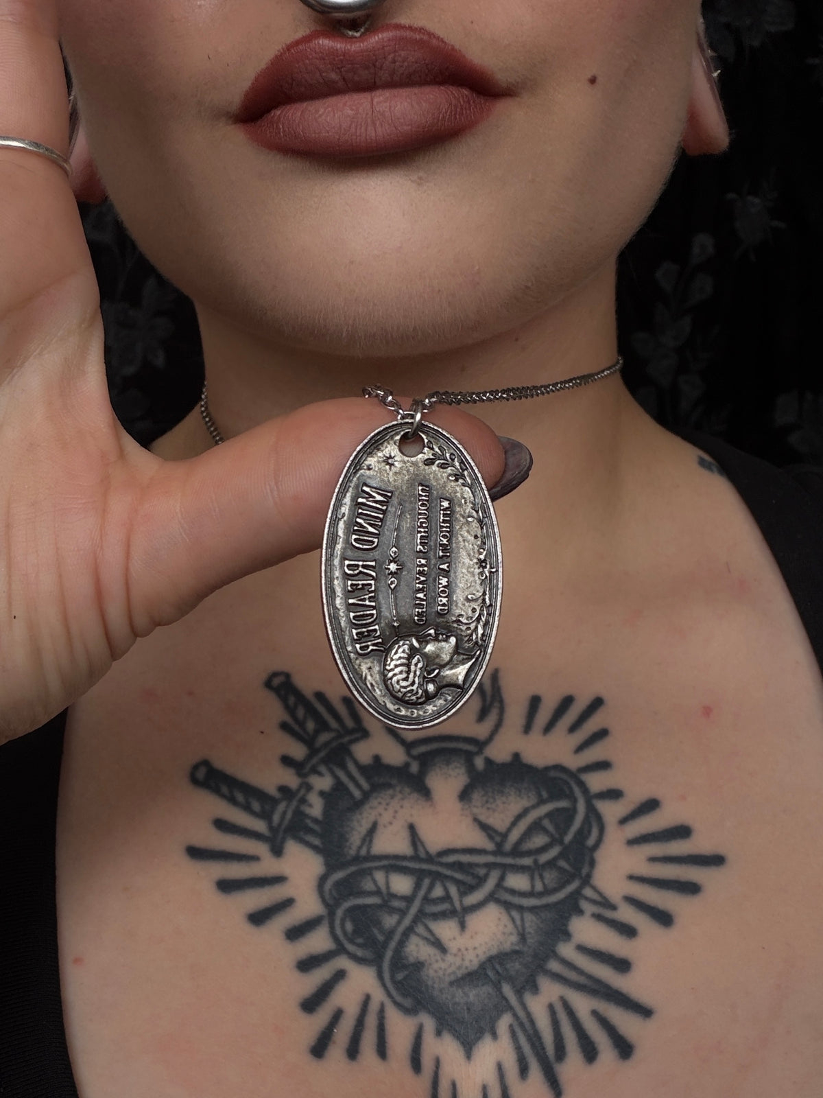 NOTHING IS SACRED - Mother of Hades Tag Necklace