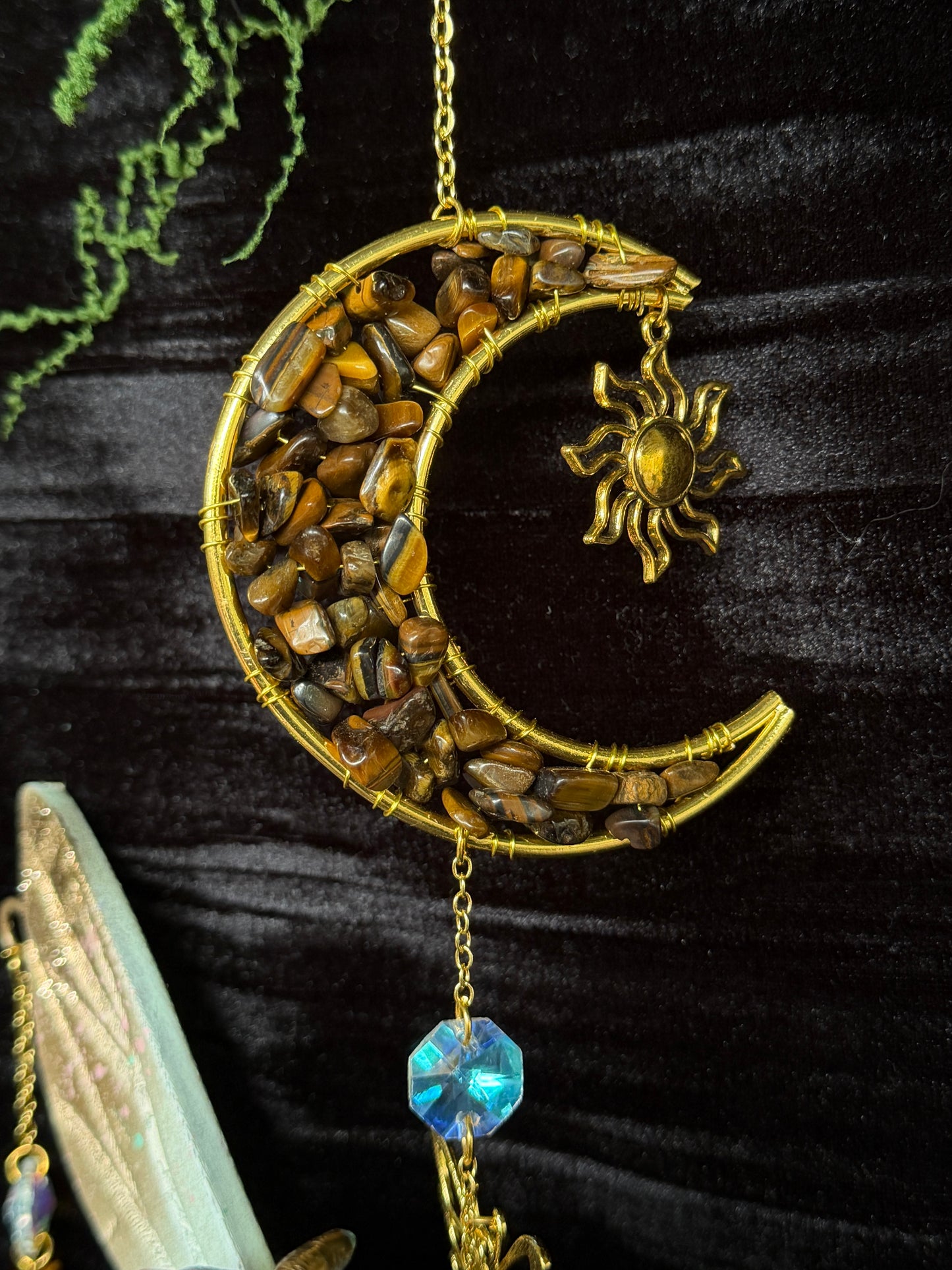 GWENDALINE - Tiger’s Eye Moon Tooth Fairy Creature