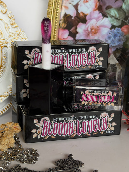 BLOODY LOVELY COLOUR CHANGING TINTED LIP OIL - Doom Bloom