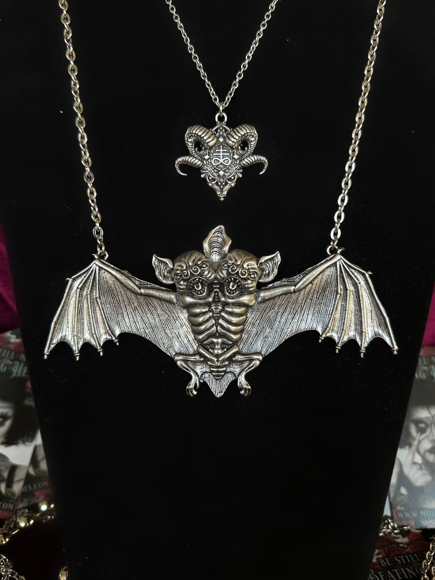 THE RETURN OF BRIMSTONE BURN - Mother of Hades Mini Original Necklace