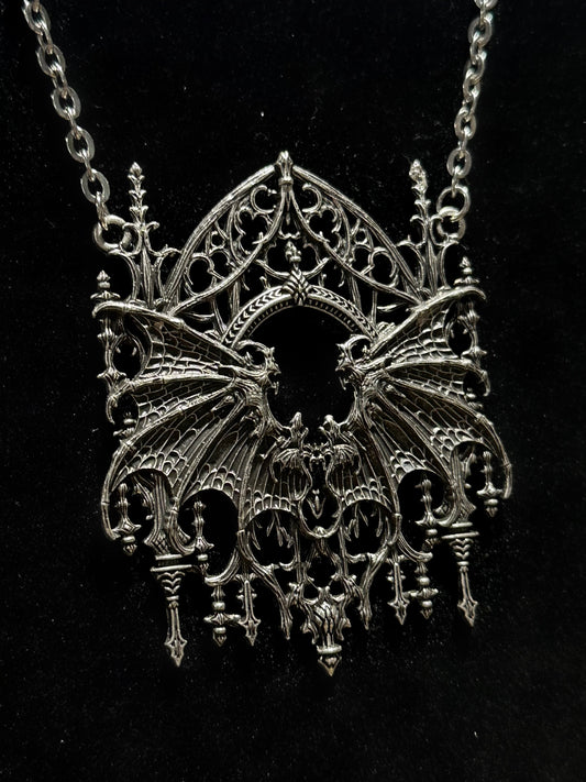 NONE SHALL PASS -  Mother of Hades NIGHT GARDEN Necklace