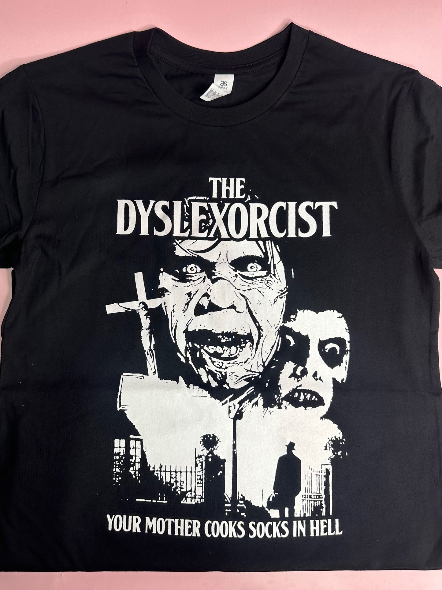 THE DYSLEXORCIST -  Horror T-Shirt