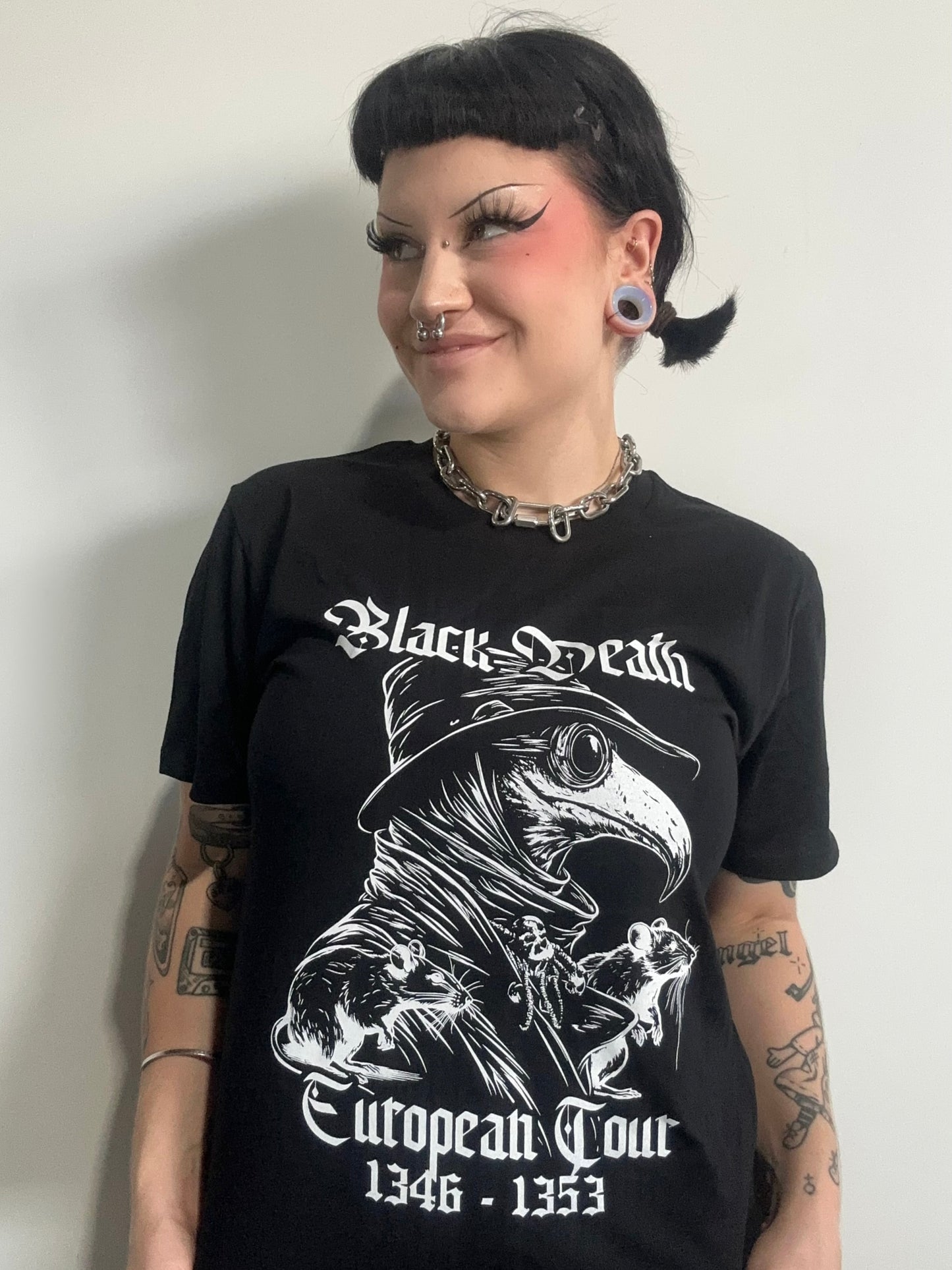 BLACK DEATH -  European Tour T-Shirt