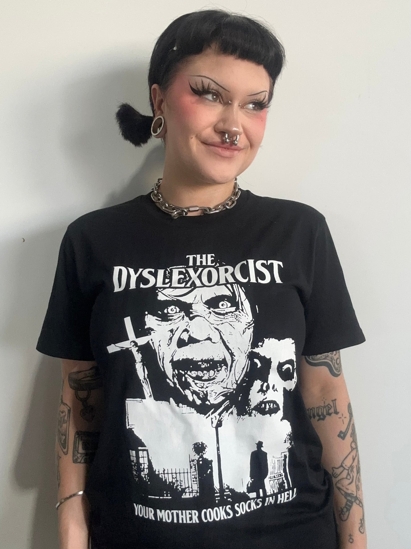 THE DYSLEXORCIST -  Horror T-Shirt