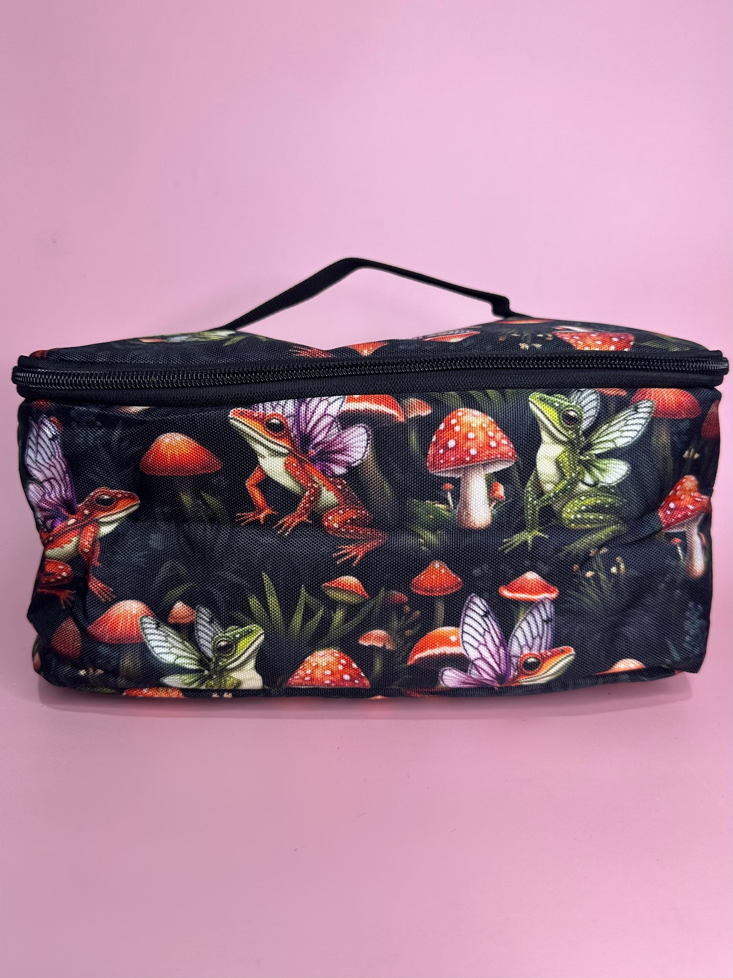 FAIRY FROG - Large Cosmetic / Tech Bag