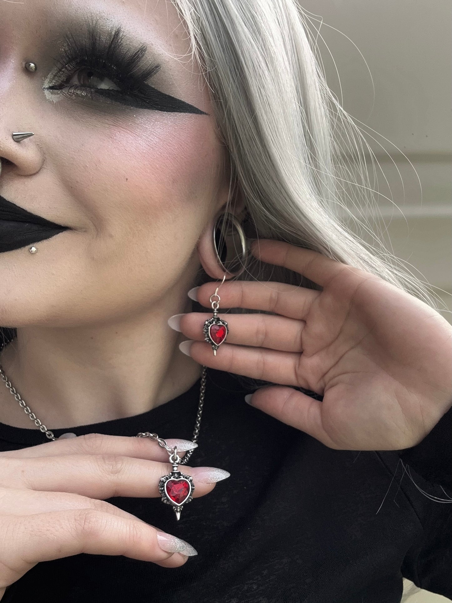 Heart of Glass - Mother of Hades Cast Earring