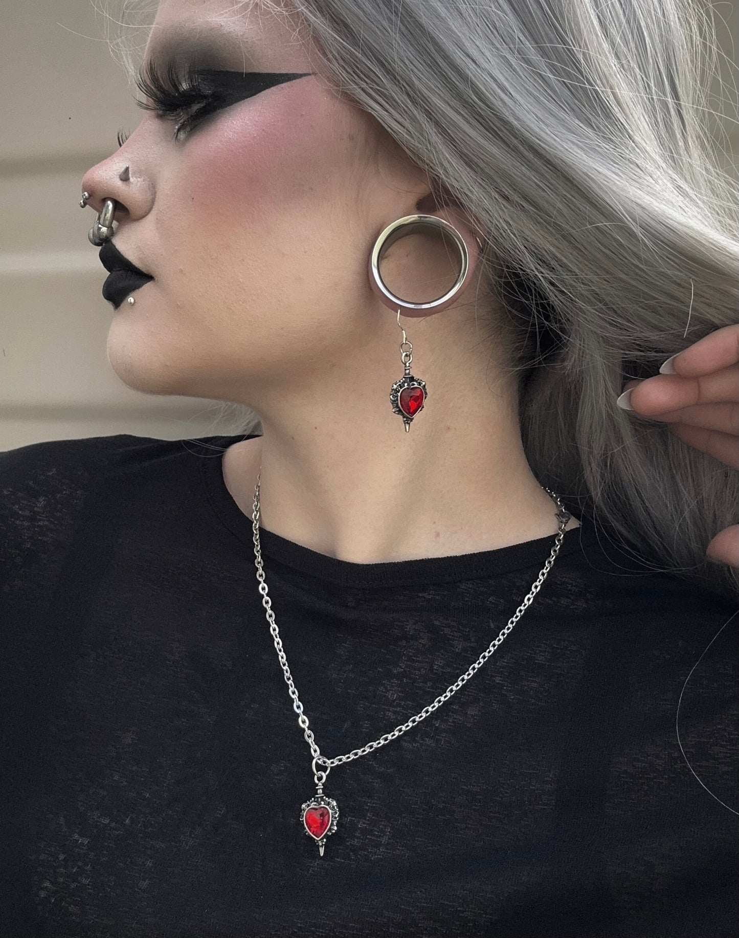 Heart of Glass - Mother of Hades Cast Earring