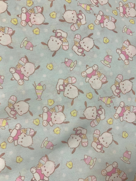 PASTEL POCHACCO  - Polycotton Fabric from Japan