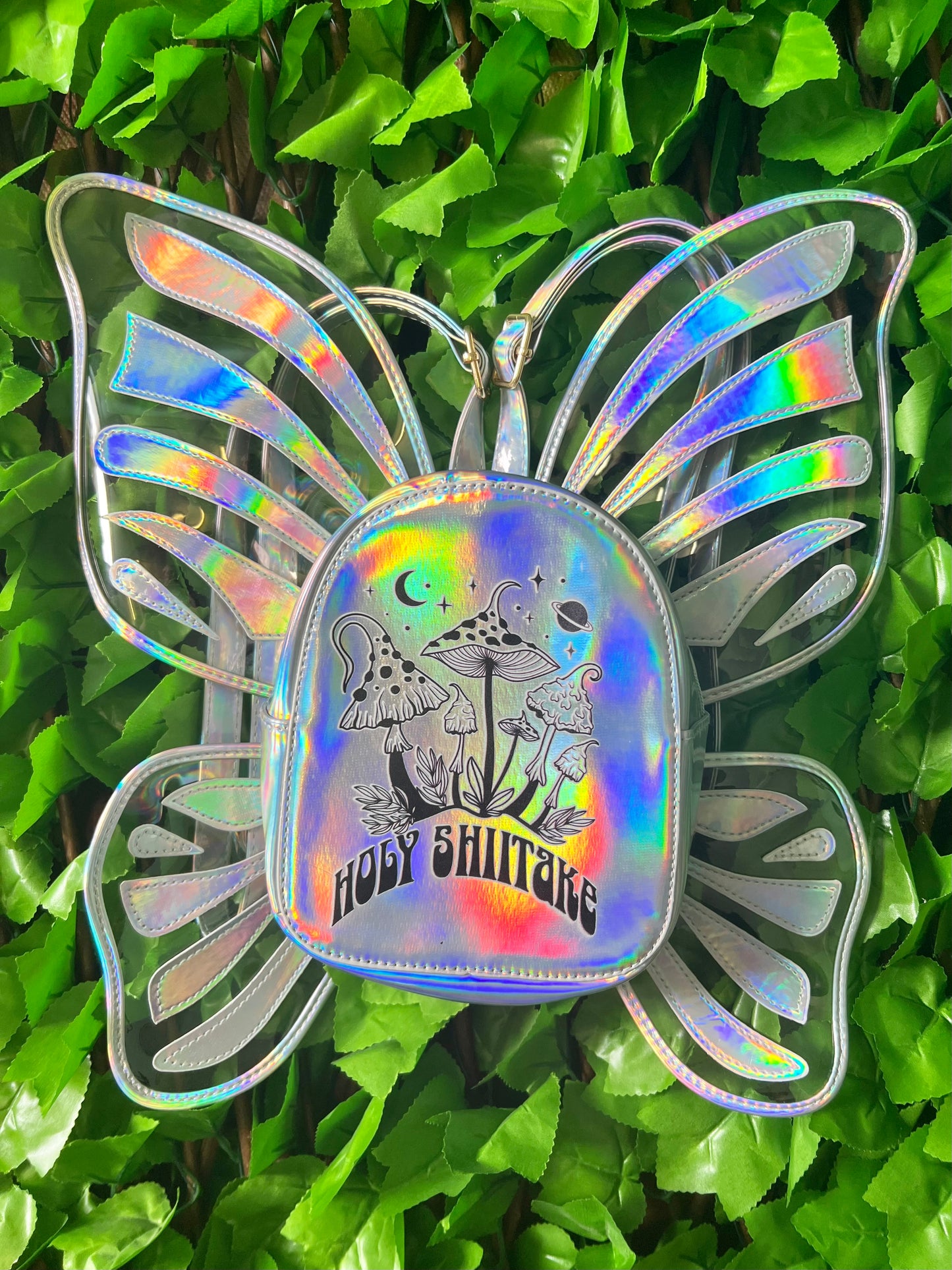 HOLY SHIITAKE - Holo Butterfly Backpack
