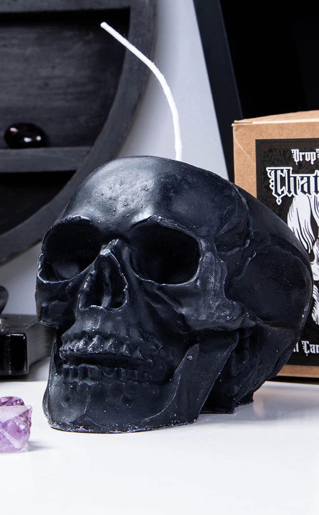 Chateau Noir Skull Candle