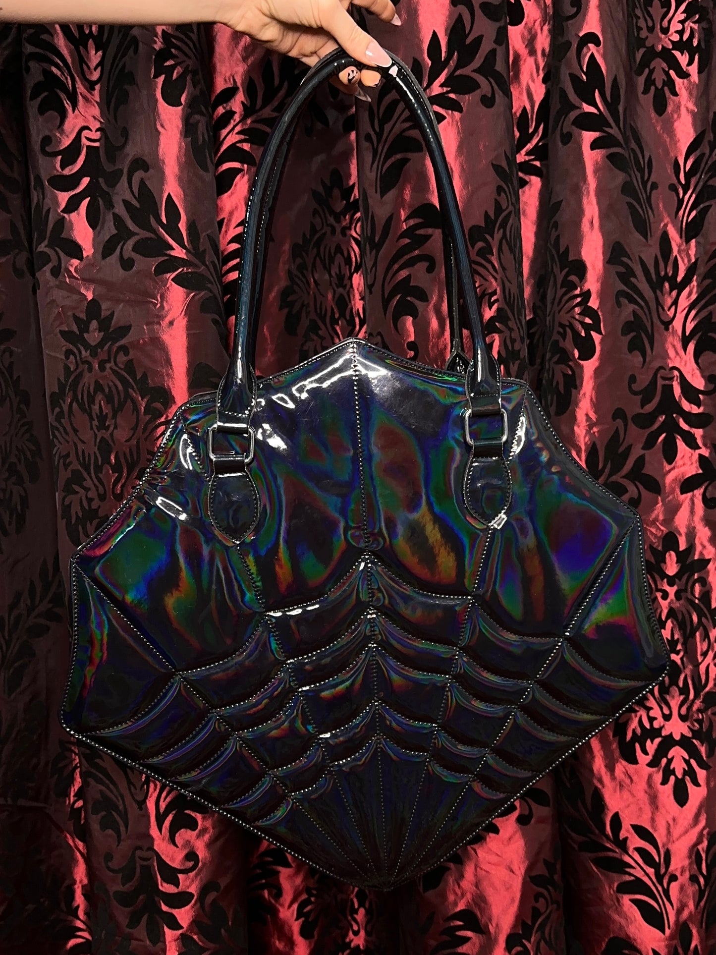 BLACK WIDOW  - Mother Of Hades Shoulder Bag (black)