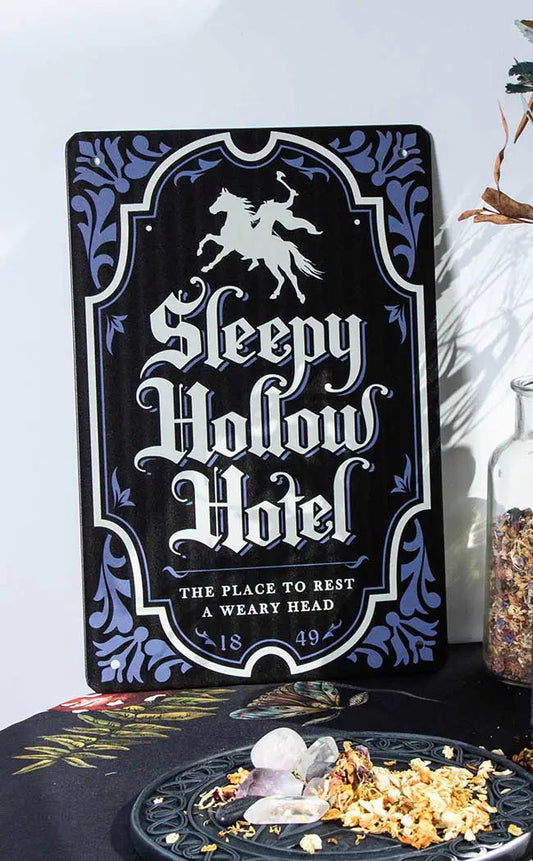 SLEEPY HOLLOW HOTEL - Tin Sign