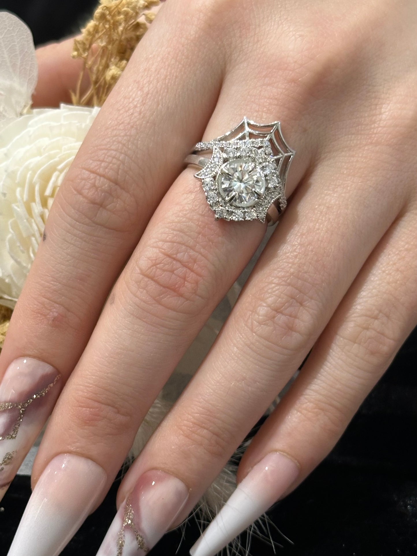 Full Moon - 925 Silver triple luna Ring