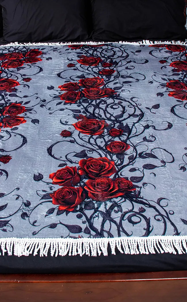 BED OF ROSES Square Blanket