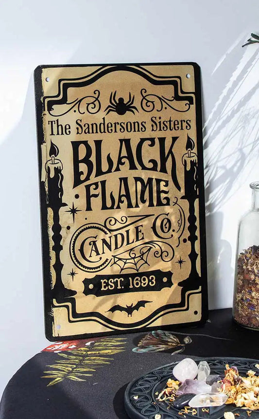 BLACK FLAME CANDLE CO. - Tin Sign